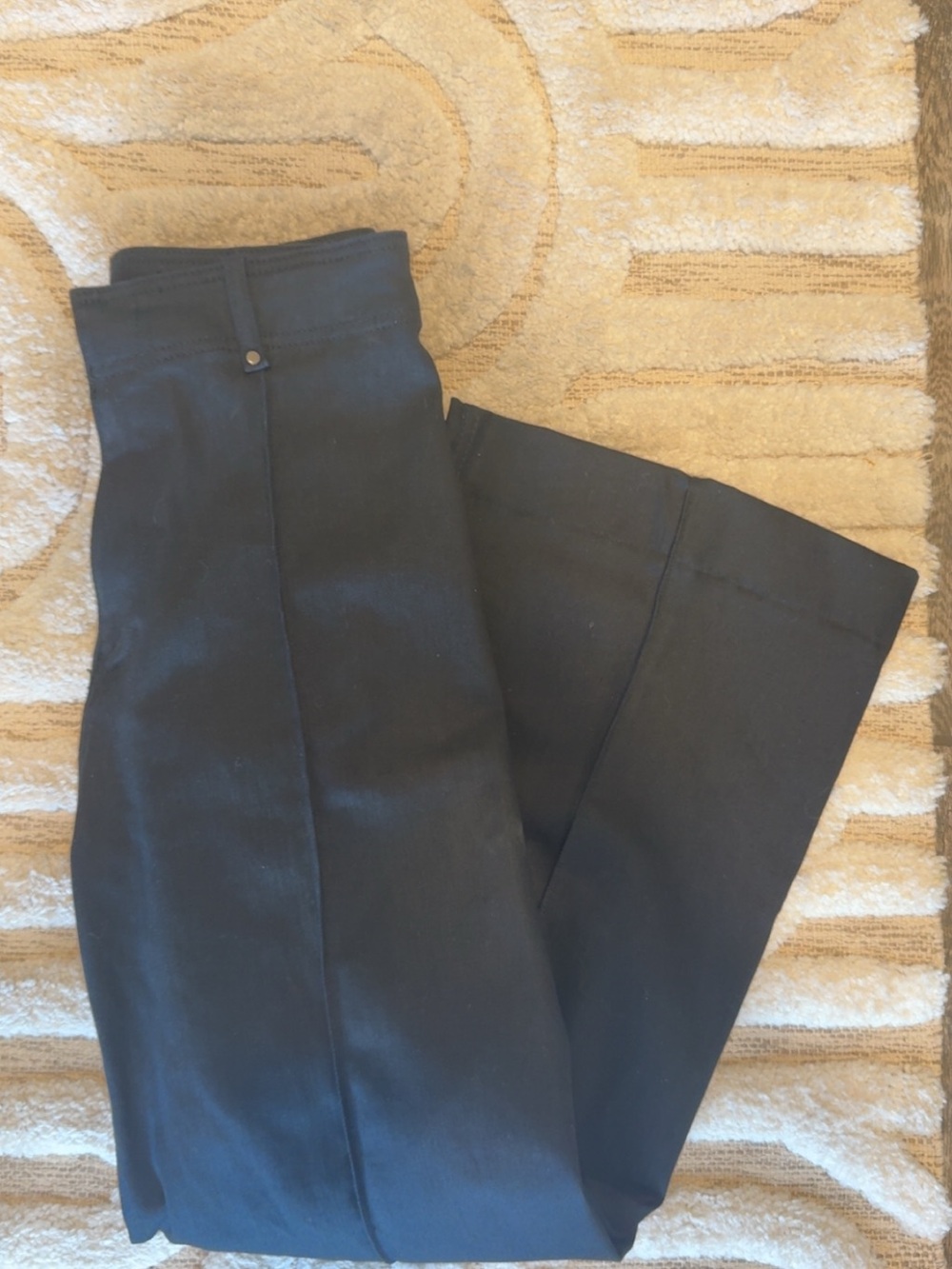 Zara Black High-Rise Trousers